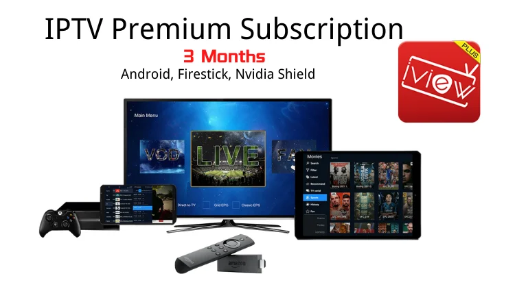 IPTV Premium Subscription for 3 Months