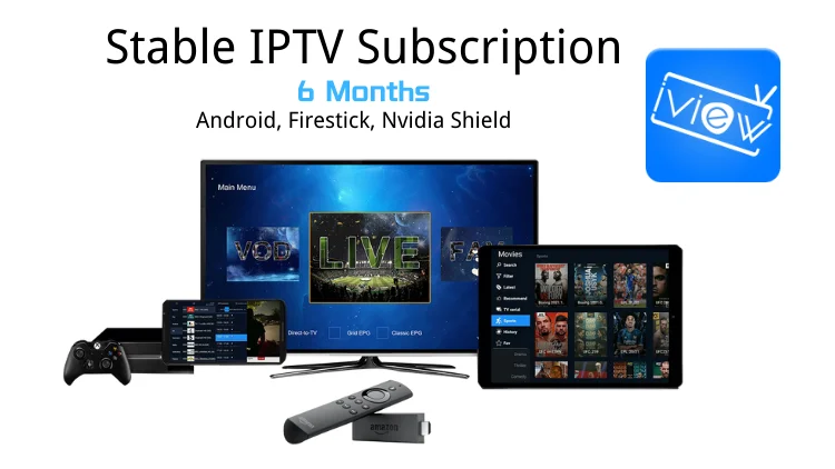 Stable IPTV Subscription for 6 Months