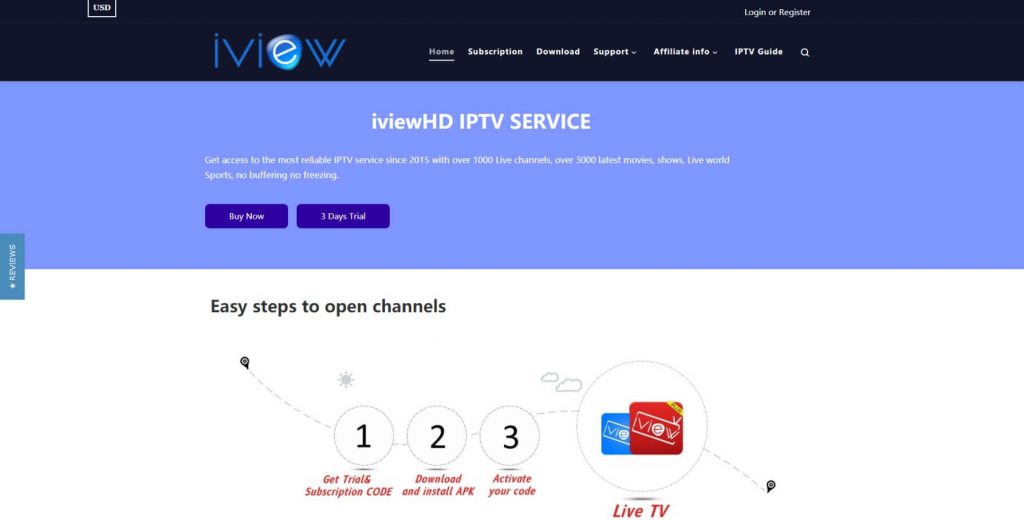 iviewhd iptv website